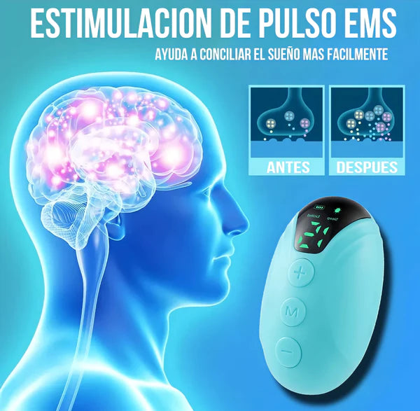Diagrama del producto EMS junto al cerebro